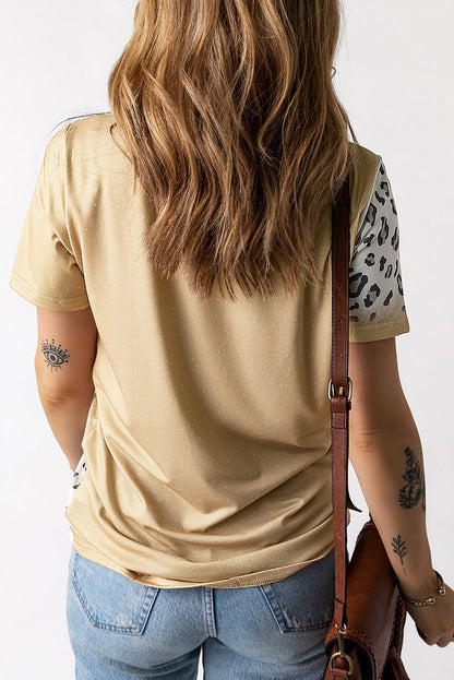 Graphic Round Neck Short Sleeve T-Shirt