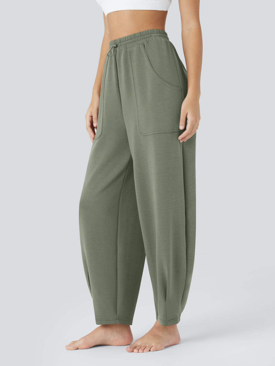 Lovelet Drawstring Pants with Pockets