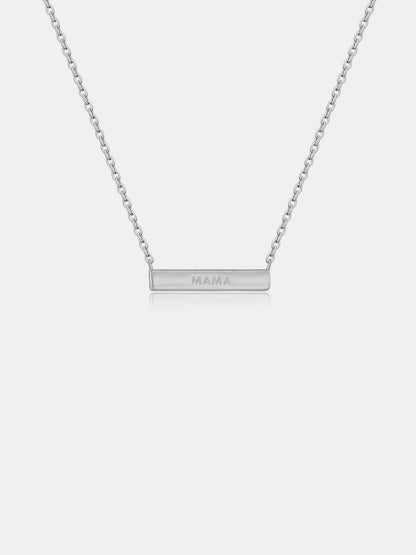 925 Sterling Silver Bar Necklace