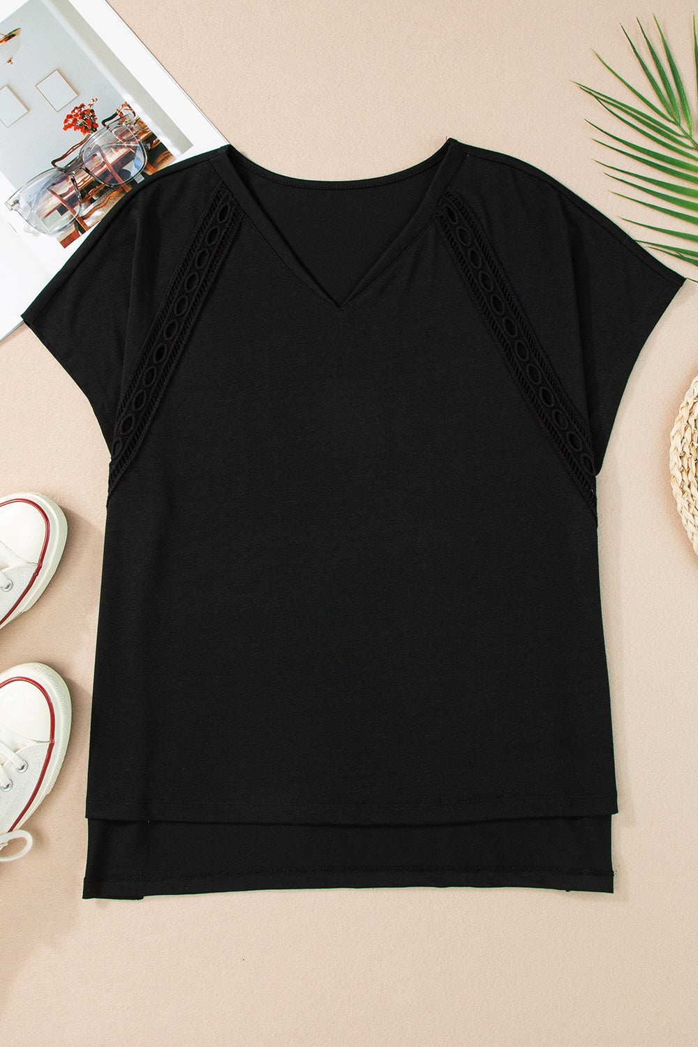 V-Neck Short Sleeve T-Shirt