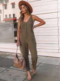 Full Size Scoop Neck Wide Strap Jumpsuit