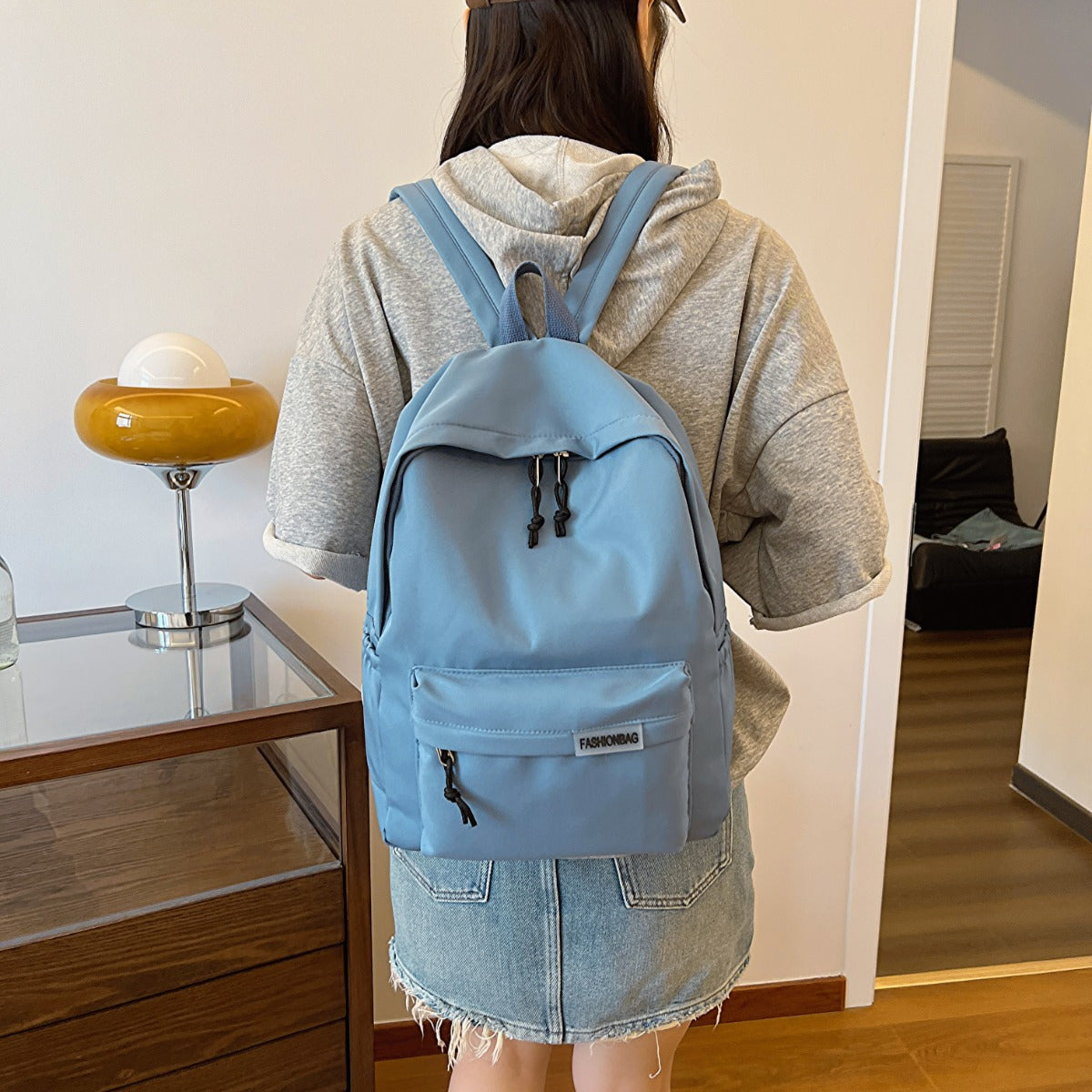 Adjustable Strap Cloth Large Backpack Bag