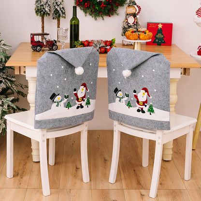 Christmas Pattern Chair Cover