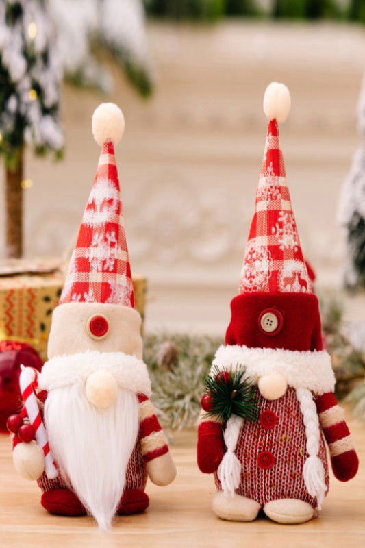 2-Pack Christmas Pointed Hat Gnomes