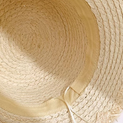 Raffia Straw Braided Sun Hat