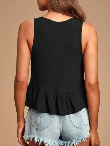 V-Neck Wide Strap Tank