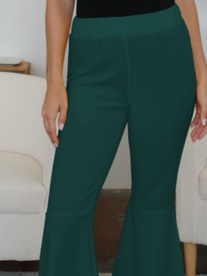 High-Low Bootcut Pants