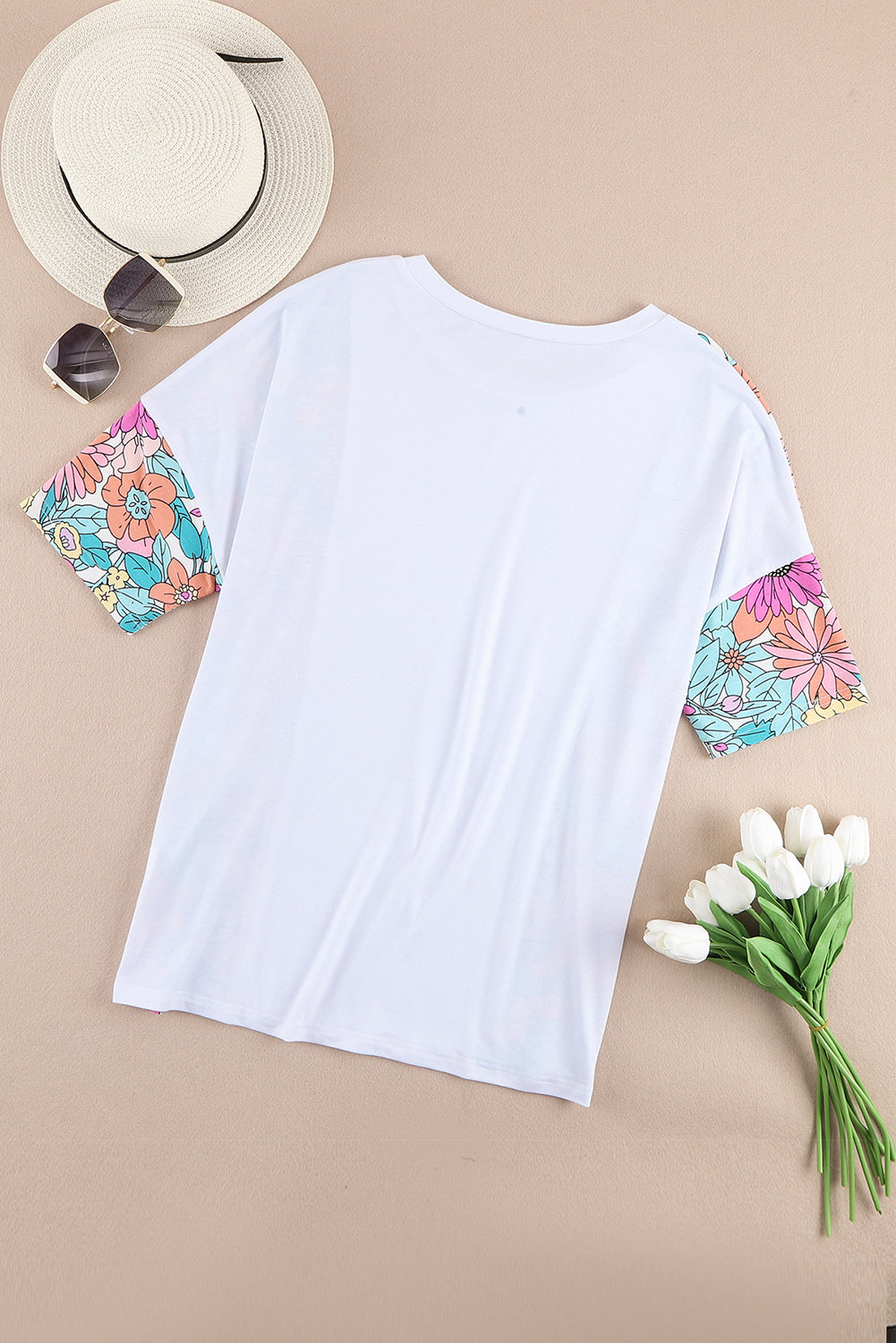 Printed Round Neck Half Sleeve T-Shirt