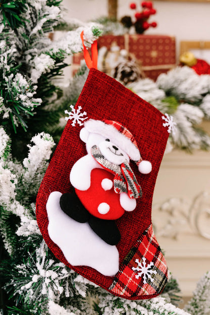 4-Pack Snowflake Christmas Stocking Hanging Widgets