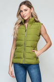 Snobbish Zip Up Turtleneck Vest with Pockets