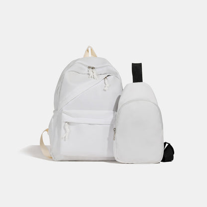 Cloth Backpack Bag and Sling Bag 2 Piece Set