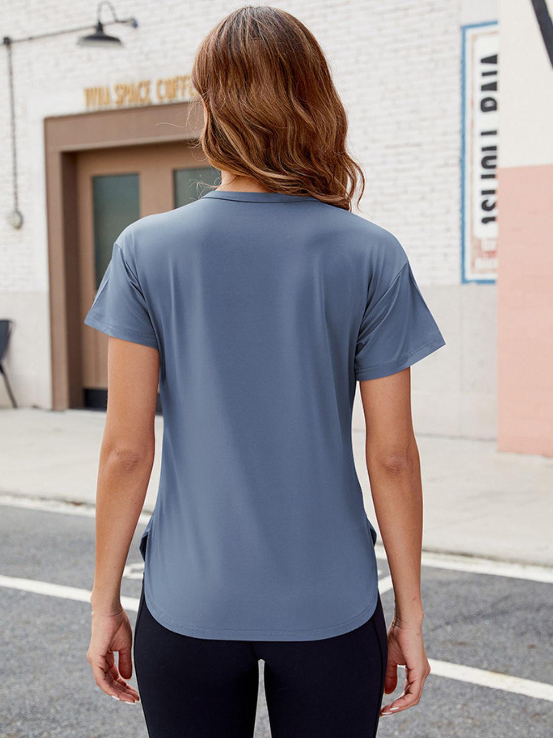 Quick-Dry Round Neck Short Sleeve T-Shirt