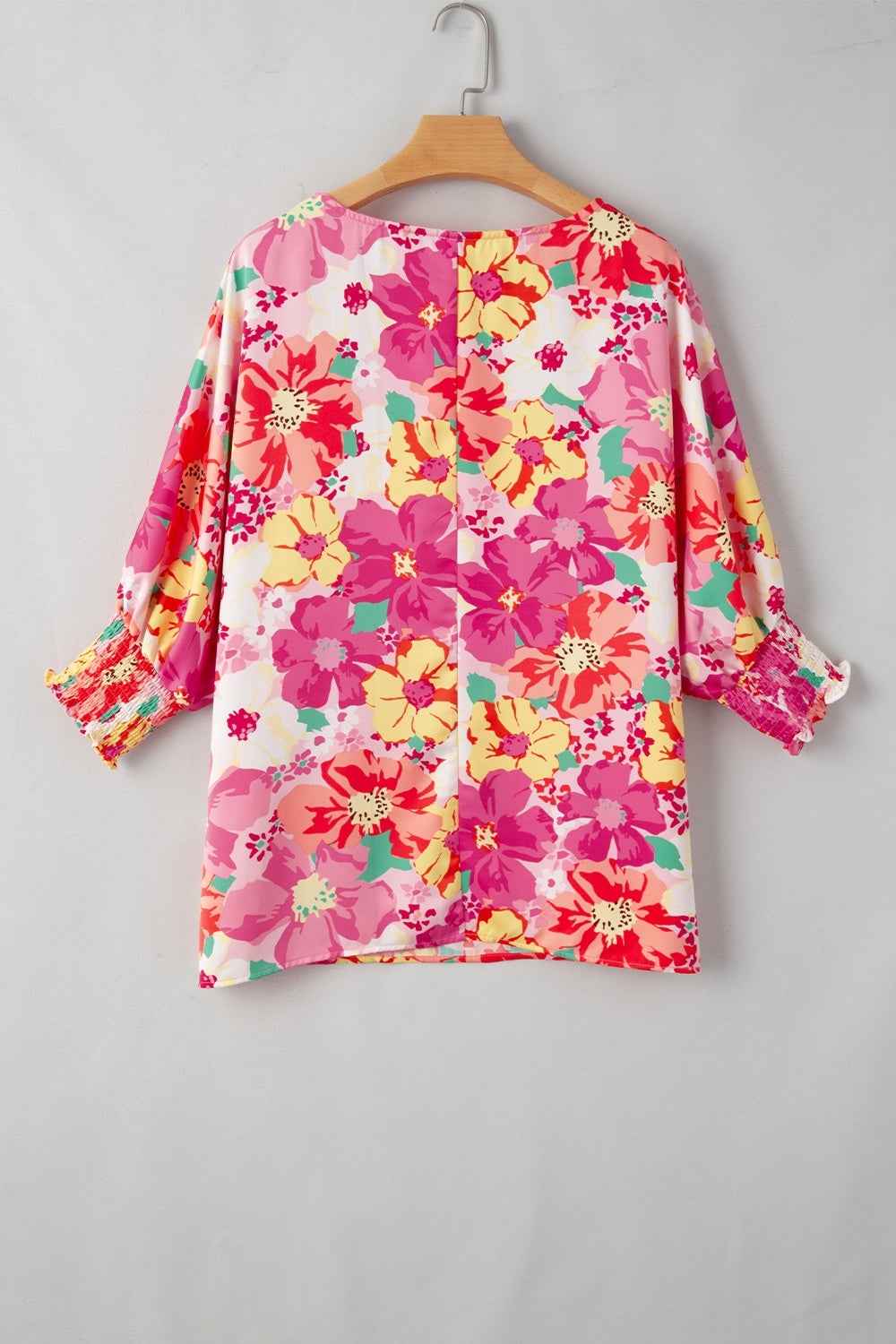 Printed Round Neck Half Sleeve Blouse