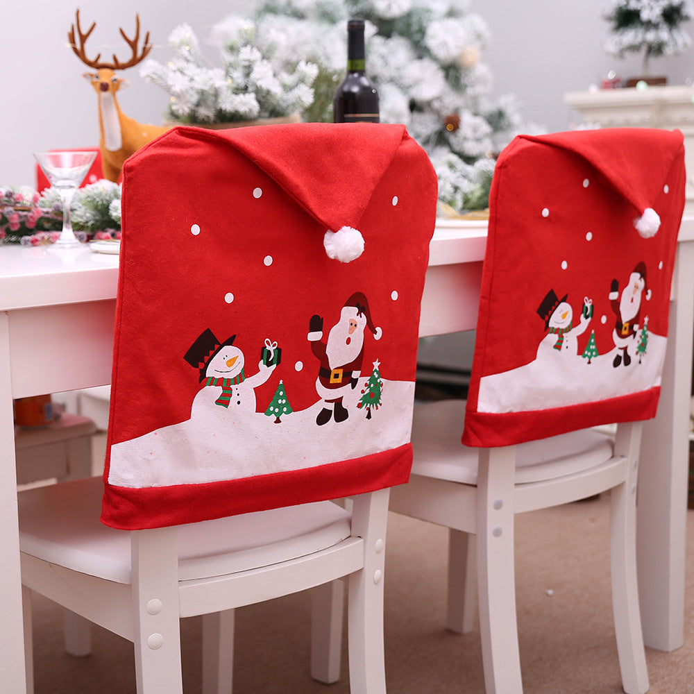 4-Pack Christmas Element Chair Cover