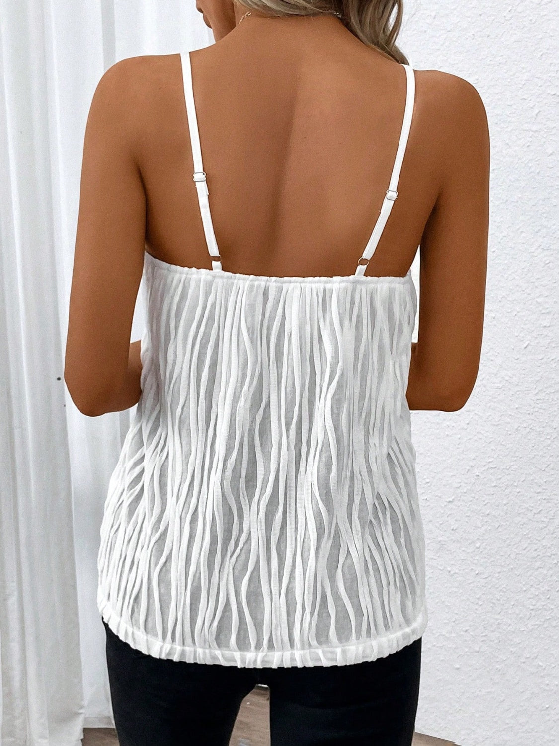 Textured V-Neck Cami