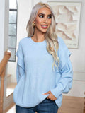 Dropped Shoulder Long Sleeve Sweater