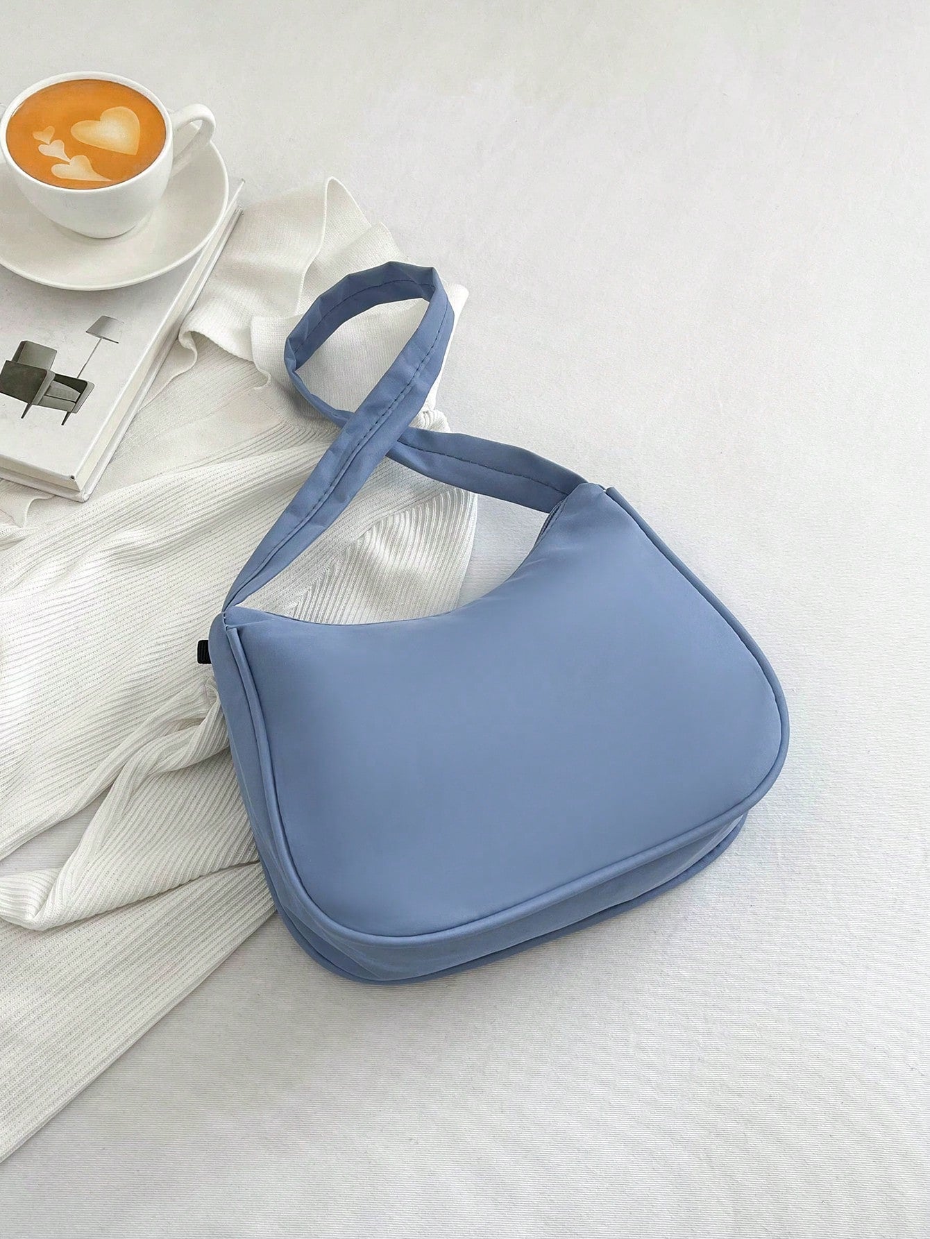 Butterfly Charm Polyester Shoulder Bag