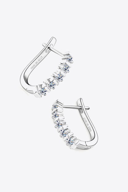 Moissanite 925 Sterling Silver Earrings