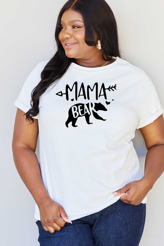 Simply Love Full Size MAMA BEAR Graphic Cotton T-Shirt