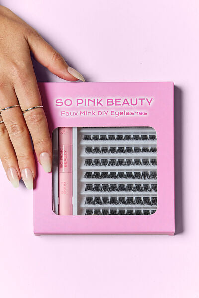 SO PINK BEAUTY Faux Mink Eyelashes Cluster Multipack