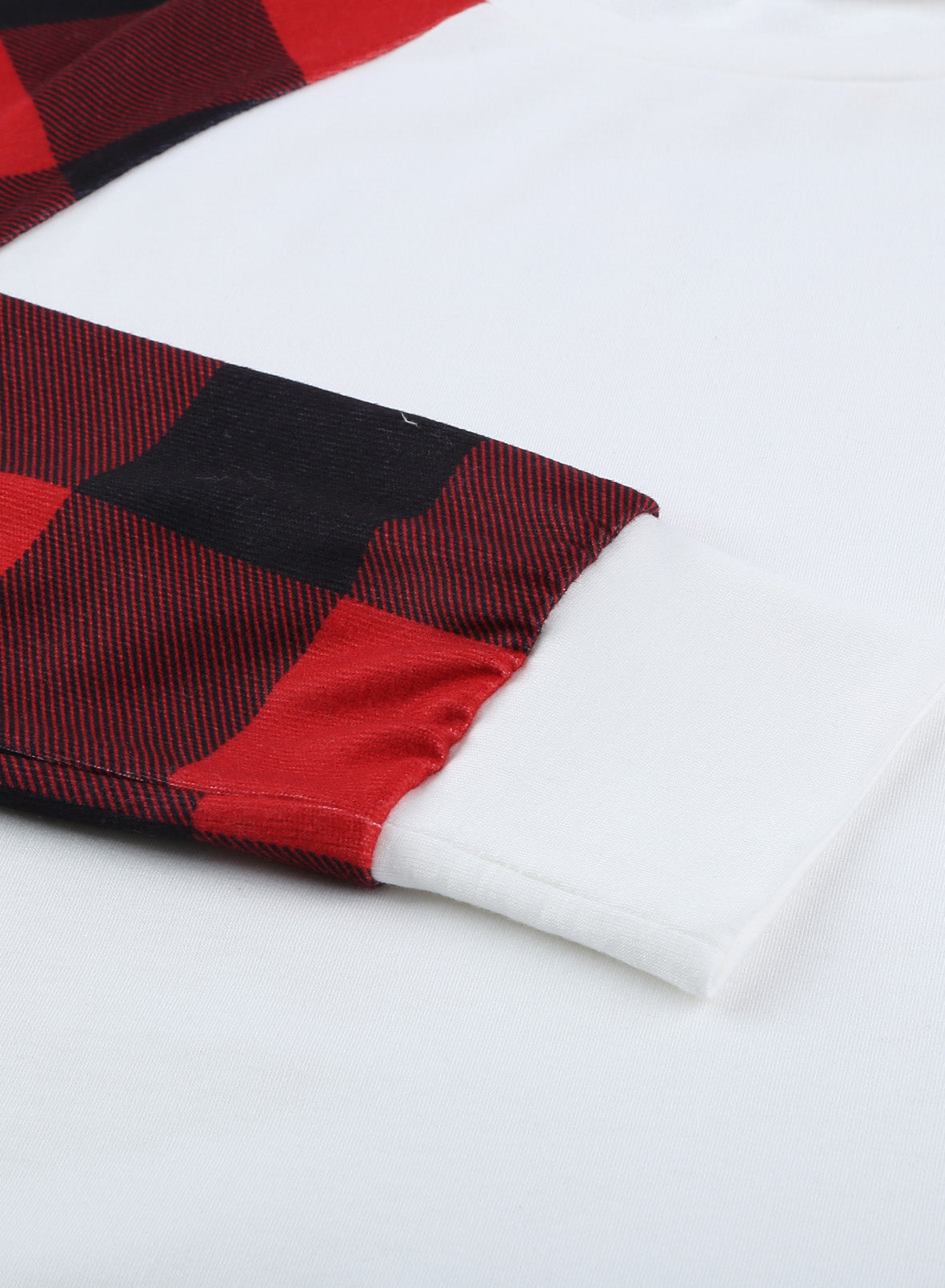 Buffalo Plaid Long Sleeve Sweatshirt