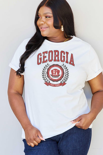 Simply Love Full Size GEORGIA Graphic T-Shirt