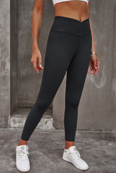 High Waist Crisscross Leggings