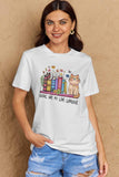 Simply Love Full Size BOOKS ARE MY LOVE LANGUAGE Graphic Cotton Tee