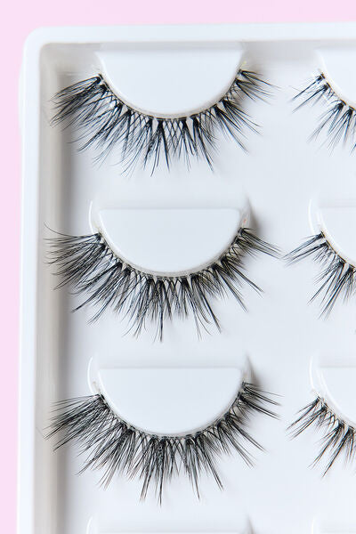 SO PINK BEAUTY Faux Mink Eyelashes 5 Pairs