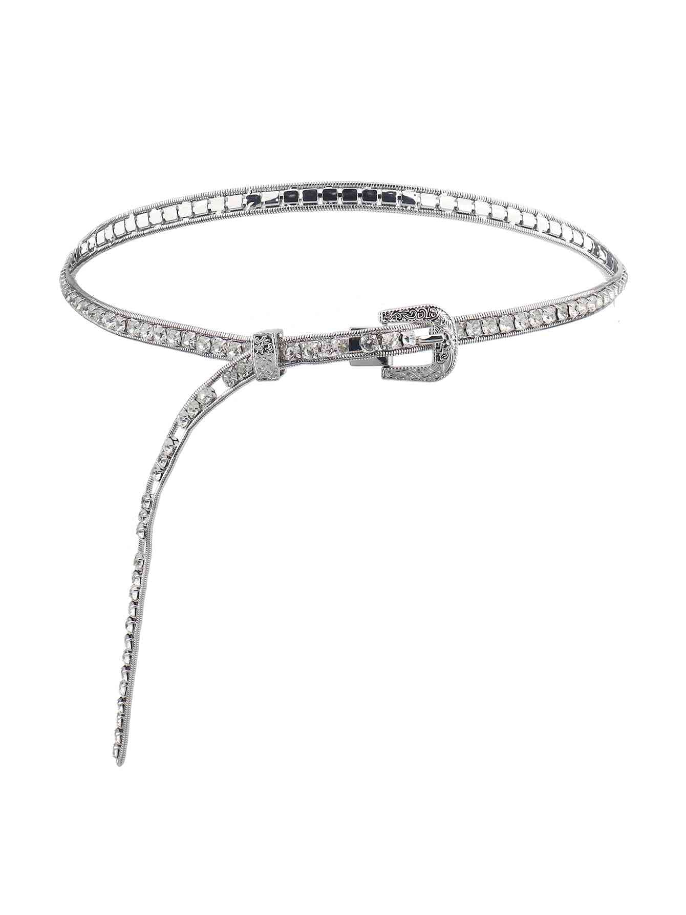 Rhinestone Metal Belt