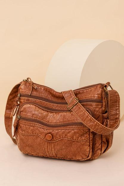 PU Leather Crossbody Bag