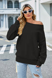 Long Sleeve Ribbed Trim Sweater