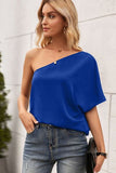 Single Shoulder Half Sleeve T-Shirt