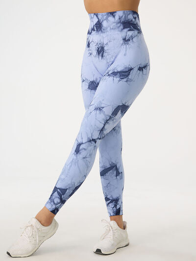 Printed High Waist Active Pants