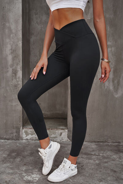 High Waist Crisscross Leggings