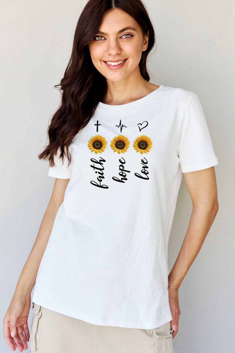 Simply Love Full Size Sunflower Graphic T-Shirt