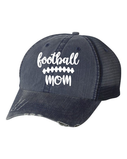 Football Mom Embroidered Trucker Hat