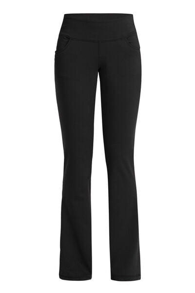 Pocketed High Waist Active Pants