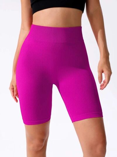 High Waist Active Shorts