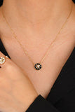 Cubic Zirconia Star Pendant Necklace