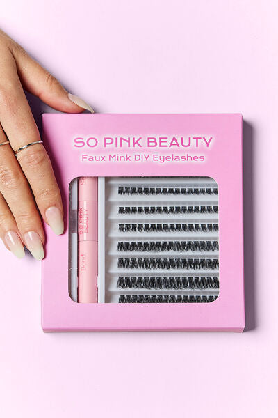 SO PINK BEAUTY Faux Mink Eyelashes Cluster Multipack