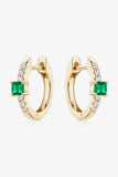 Lab-Grown Emerald Earrings