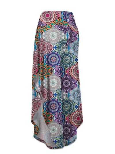 Printed Wide Leg Pants