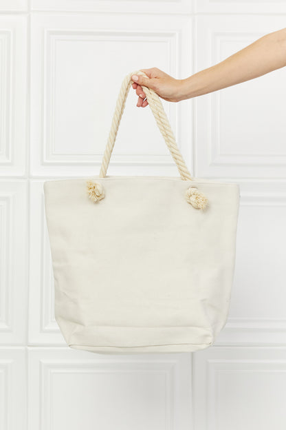 Justin Taylor Picnic Date Tassle Tote Bag