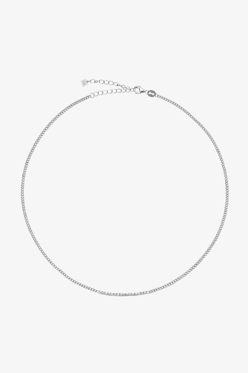 925 Sterling Silver Choker Necklace