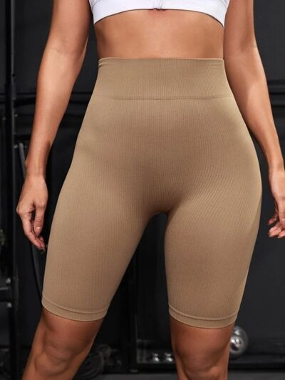 High Waist Active Shorts