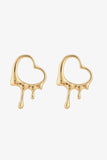 Heart Zinc Alloy Earrings