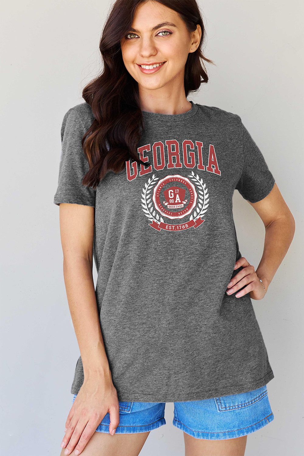 Simply Love Full Size GEORGIA Graphic T-Shirt