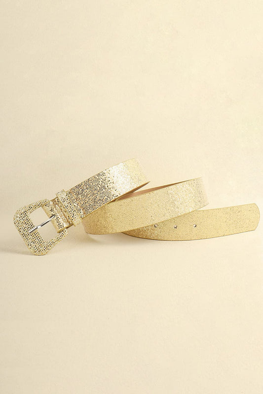 Glitter PU Leather Belt