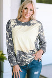 Tie-Dye Round Neck Long Sleeve T-Shirt